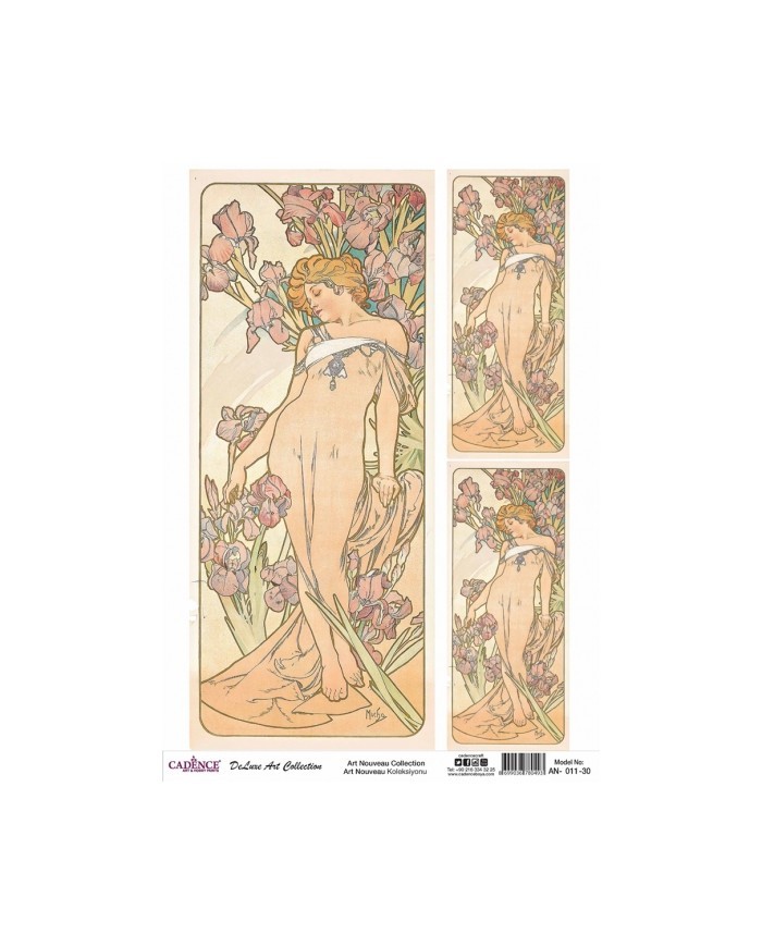 ART NOUVEAU KOLEKSİYONU AN-11 30X42CM