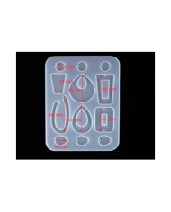 EPOKSİ REÇİNE SİLİKON KALIP - ÇOKLU KÜPE - 211