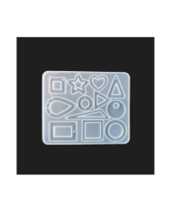 EPOKSİ REÇİNE SİLİKON KALIP - ÇOKLU TAKI KALIBI - 125