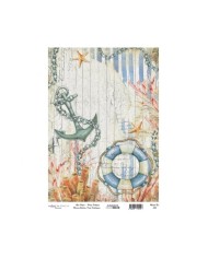 Model 788 Deniz Koleksiyonu Cadence Pirinç Dekopaj Kağıdı 30x42cm