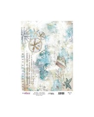 Model 791 Deniz Koleksiyonu Cadence Pirinç Dekopaj Kağıdı 30x42cm