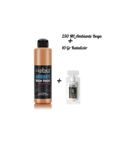 AMBİANTE SUYA DAYANIKLI BOYA METALİK AWM-05 BRONZ 250 ML