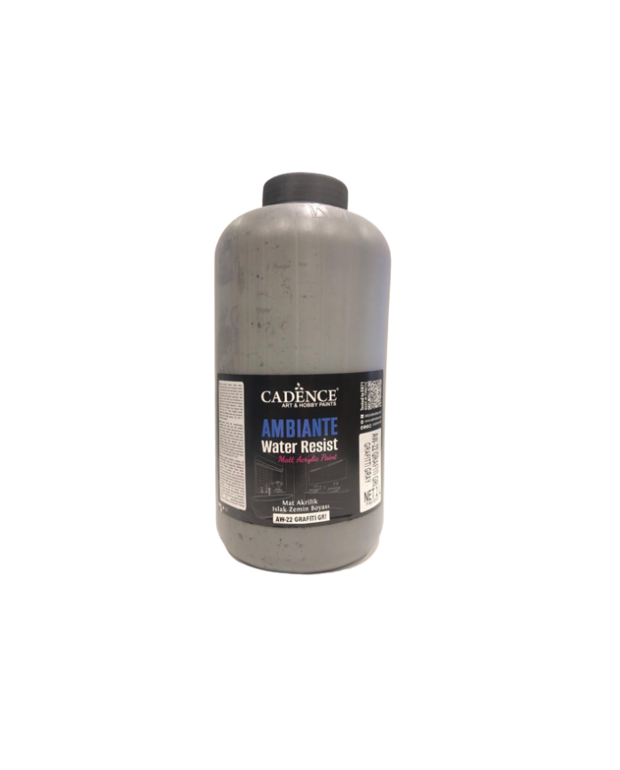 AW022 GRAFİTİ GRİ AMBİANTE ISLAK ZEMİN BOYASI 2 LİTRE + KATALİZÖR 80GR