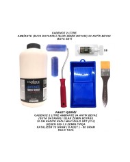 2 LİTRE AMBİANTE 04 ANTİK BEYAZ SET