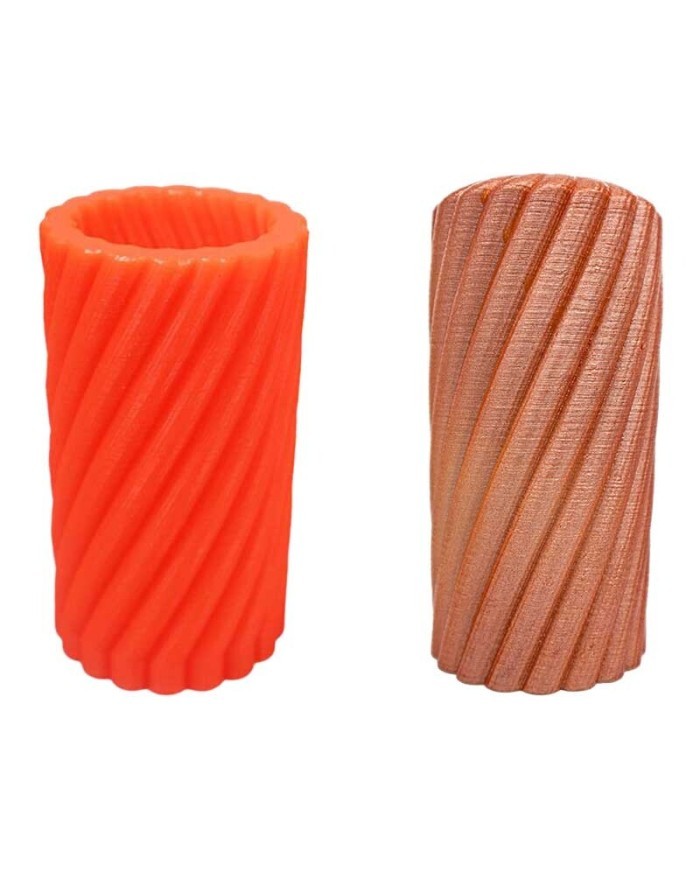 Twister Silindir Silikon Mum Kalıbı M-53