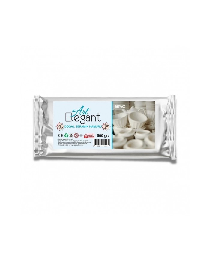 Art Elegant Seramik Hamuru 500gr Beyaz