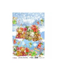 Model 749 Yılbaşı Cadence Pirinç Dekopaj Kağıdı 30x42cm