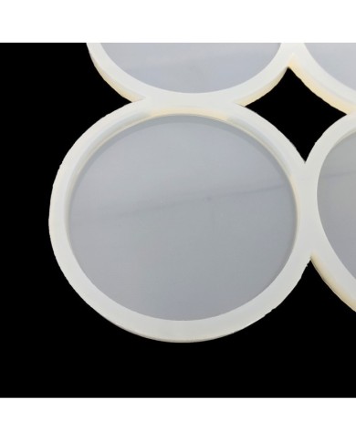 Yuvarlak Dörtlü Kalıp - Reçine Epoksi Kalıp - ÇB3