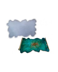 Düzensiz Dikdörtgen Tepsi Epoksi Reçine Kalıbı EPK-555