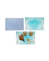 Dikdörtgen Tepsi Epoksi Reçine Kalıbı EPK-625