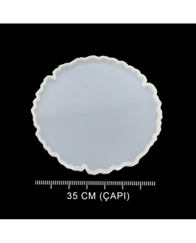 Tepsi Reçine Epoksi Kalıp - Güneş 2 - T5