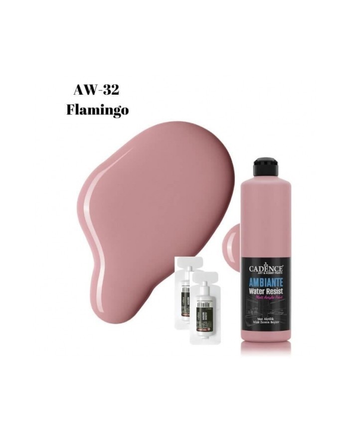 AW32 Flamingo Ambiante Islak Zemin Boyası 500ML + Katalizör 20GR