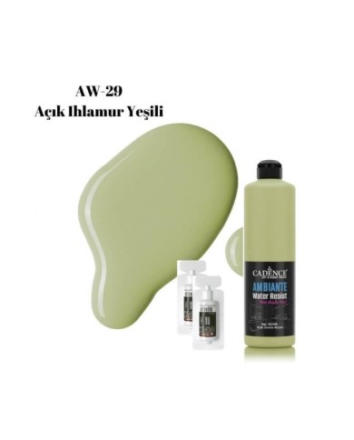 AW29 Açık Ihlamur Yeşili Ambiante Islak Zemin Boyası 500ML + Katalizör 20GR