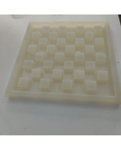 Satranç – Dama Silikon Kalıbı | 30 x 30 cm | 2 cm Derinlik