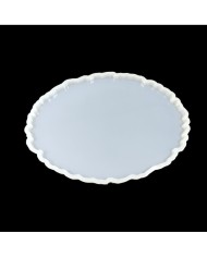 Dalgalı Oval Tepsi Reçine Epoksi Kalıp - T7