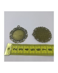 Kenar İşlemeli Kolye Ucu Eskitme