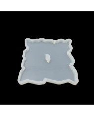 Delikli Bardak Altı Reçine Epoksi Kalıp - Kare -B8