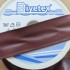 2 cm Biyetex Deri Biye - Bordo - 10 Metre