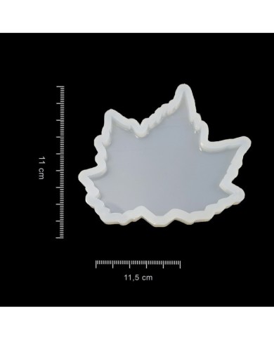 Bardak Altı Reçine Epoksi Kalıp - Yaprak - Küçük - B13