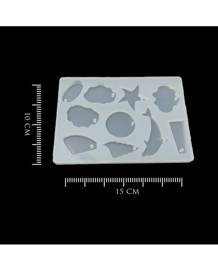 Çoklu Büyük Epoksi Kalıp - çk2 - Takı Kalıbı 2