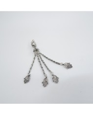 Zamak Şeffaf Kristal Taşlı Lale Model Tesbih İmamesi Sarı – 30x32mm