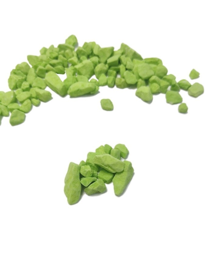 İri Çakıl Taşı - Yeşil - 100gr