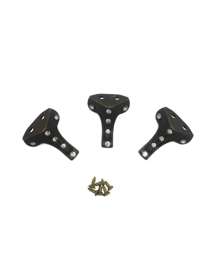 Epoksi Tepsi Tesbih Kutusu Ayakları - Siyah