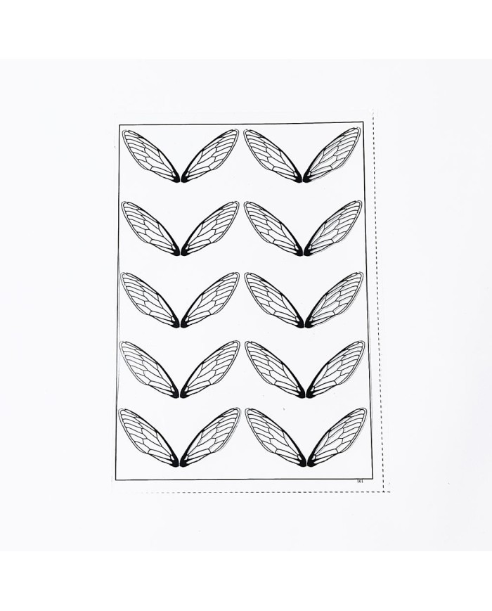 Reçine Epoksi Sticker - Kanat