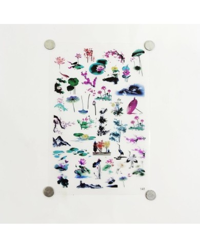 Reçine Epoksi Sticker - Doğa 2