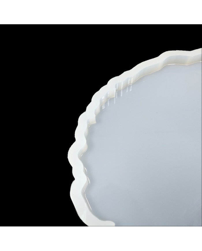 Dalgalı Oval Tepsi Reçine Epoksi Kalıp - T7