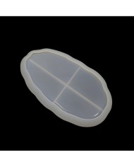 Epoksi ve Beton Silikon Kalıp - Kayık Tabak -Kod:282