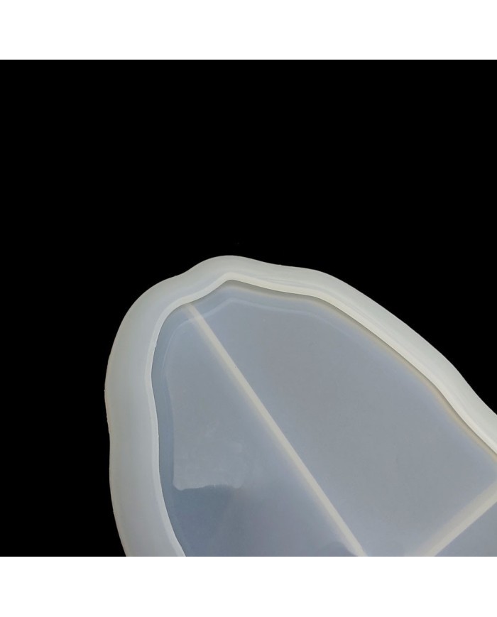 Epoksi ve Beton Silikon Kalıp - Kayık Tabak -Kod:282