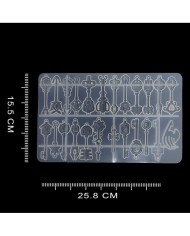 Hangisiydi Bu Aşk Anahtar ı- Epoksi Silikon Kalıp  -Kod:285