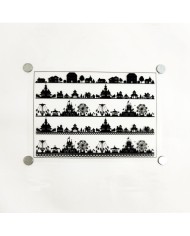 Reçine Epoksi Sticker - Yapraklar 2