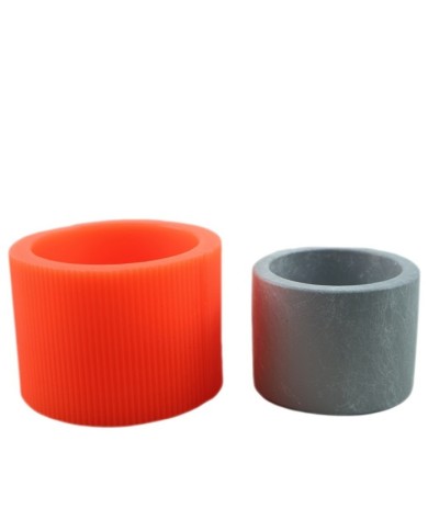 Silindir Beton Saksı Silikon Kalıp - B-132