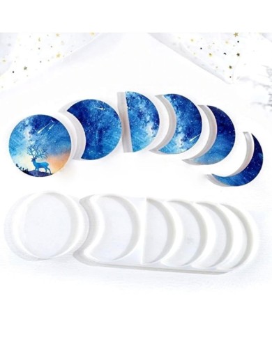 Ay Kalıp seti -Reçine Epoksi ve Beton Kalıbı -Kod:356