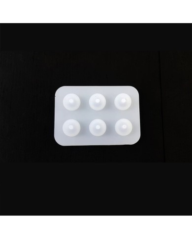 8 mm Reçine Epoksi Boncuk Silikon Kalıp - Yuvarlak -Kod:300