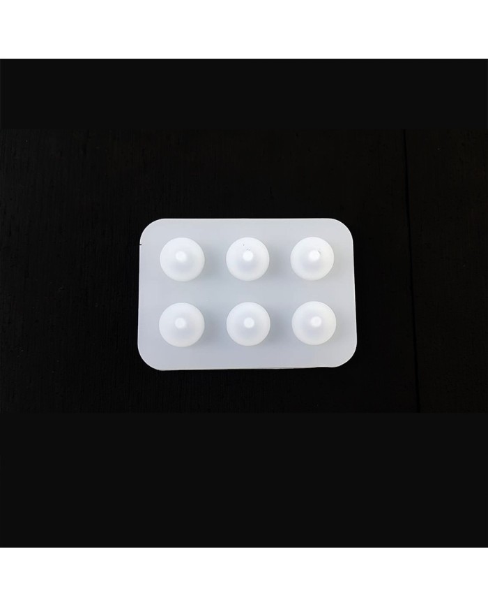 8 mm Reçine Epoksi Boncuk Silikon Kalıp - Yuvarlak -Kod:300