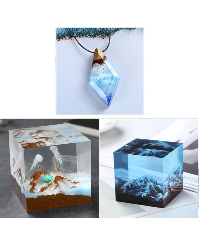 Epoksi İçine Plastik Süsleme