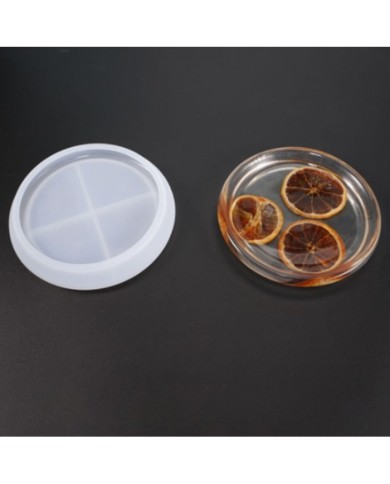 Tek Şekerli ( Çay Tabağı ) - Epoksi ve Beton Silikon Kalıbı-Kod:328