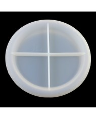 Tek Şekerli ( Çay Tabağı ) - Epoksi ve Beton Silikon Kalıbı-Kod:328