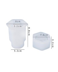 Kapaklı Kavanoz Reçine epoksi Kalıbı -Kod:342