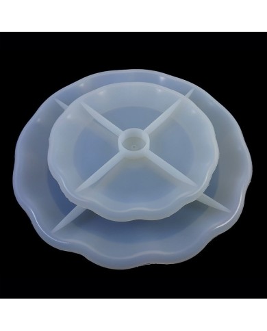 İki Katlı Kek Standı Reçine Epoksi ve Beton Kalıbı -Kod:347