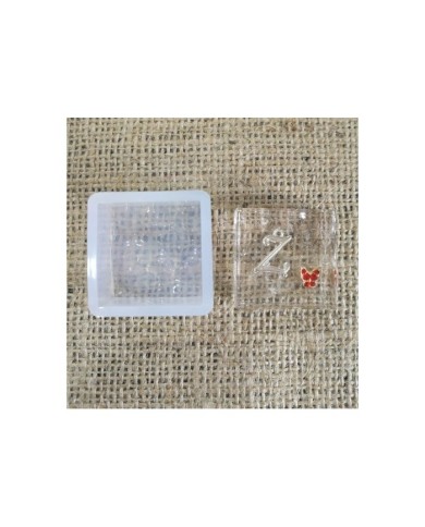 Kolye Reçine Epoksi Kalıp Dörtgen -Kod:75