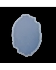 Bardak Altı Reçine Epoksi Kalıp - Oval Dalgalı - B16