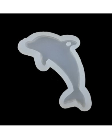 Reçine Epoksi Anahtarlık Yunus Modeli Delikli A17