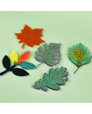 Reçine Epoksi Büyük Bardak Altı Yaprak Model-Kod:373