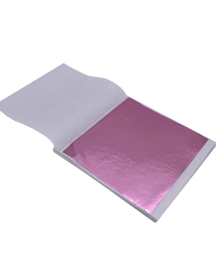 5 Adet Yaprak Varak - Varak Kağıt-Pembe