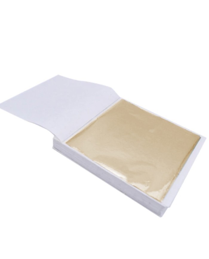 5 Adet Yaprak Varak - Varak Kağıt-Gold