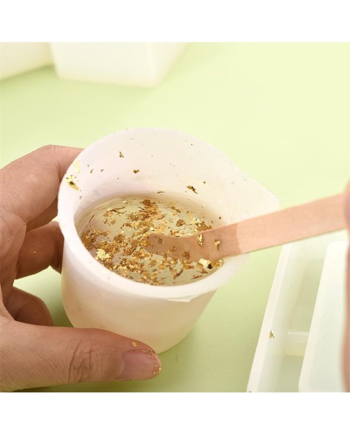 5 Adet Yaprak Varak - Varak Kağıt-Gold